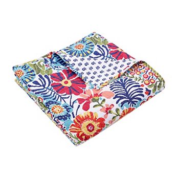 Levtex Home Day Garden Quilted Throw Blanket