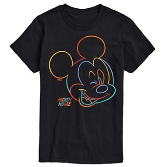 Men's Disney's Mickey Mouse Color Portrait Graphic Tee
