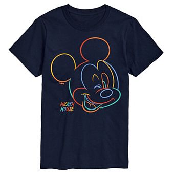 Men's Disney's Mickey Mouse Color Portrait Graphic Tee