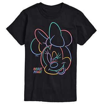 Men's Disney's Minnie Mouse Color Portrait Graphic Tee