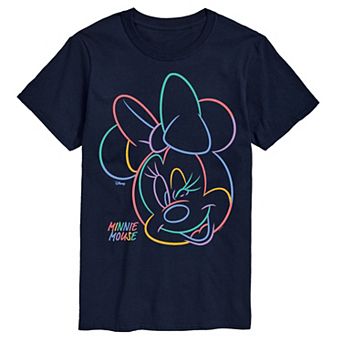 Men's Disney's Minnie Mouse Color Portrait Graphic Tee