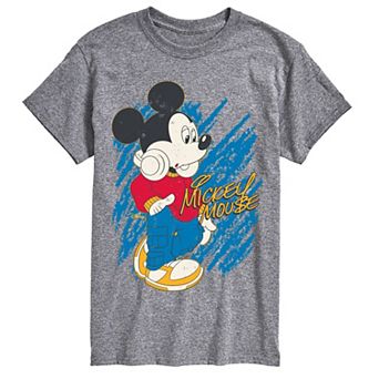 Men's Disney's Mickey Mouse Retro Style Graphic Tee