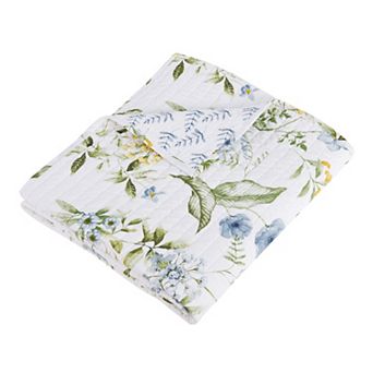 Levtex Home Quilted Floral Throw Blanket