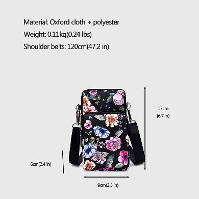 Women’s Lightweight Crossbody Bag with Adjustable Strap and Multiple Pockets