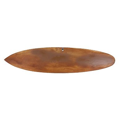 Wooden Tiki Bar Surfboard Wall Decor 39.5" Decorative Beach Sign Art