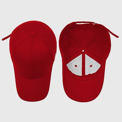 Unisex Baseball Cap with Cross Embroidery