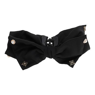 Fashion Bow Faux Pearl Hair Clips for Home 1 Pc