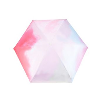 Windproof Folding Umbrella Lightweight for Travel 1 pc Gradient Red Tie Dye NO SIZE