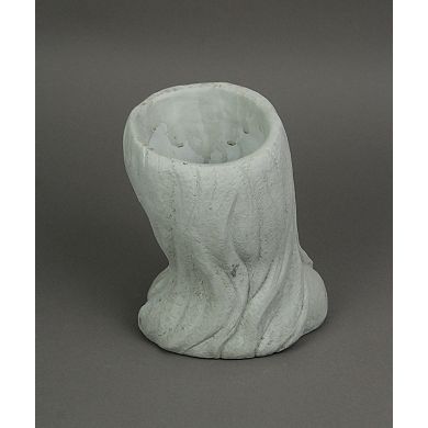 Long-Haired Maiden Cast Polyresin Head Planter Pot 8 Inches High