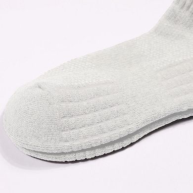 6pk Men's Low - Cut Athletic Socks with Massage Sole & Sweat - Wicking