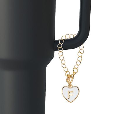 Letter Charm Accessories for Stanley Tumbler Cup, Initial Name ID Letter