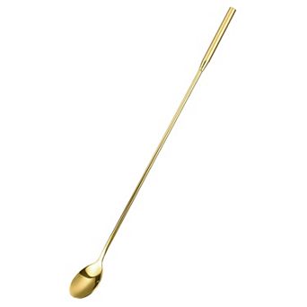 Long Handle Mixing Stirring Spoon, Stainless Steel Bartender Mixing Spoon Cocktail Stirrers
