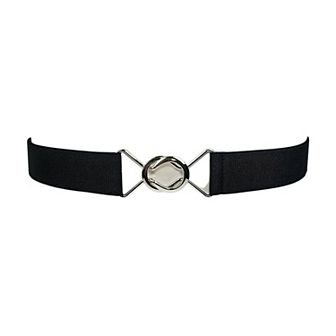 Adjustable Striped Waist Belt