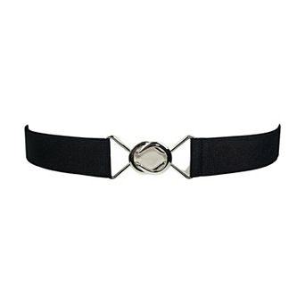 Adjustable Striped Waist Belt