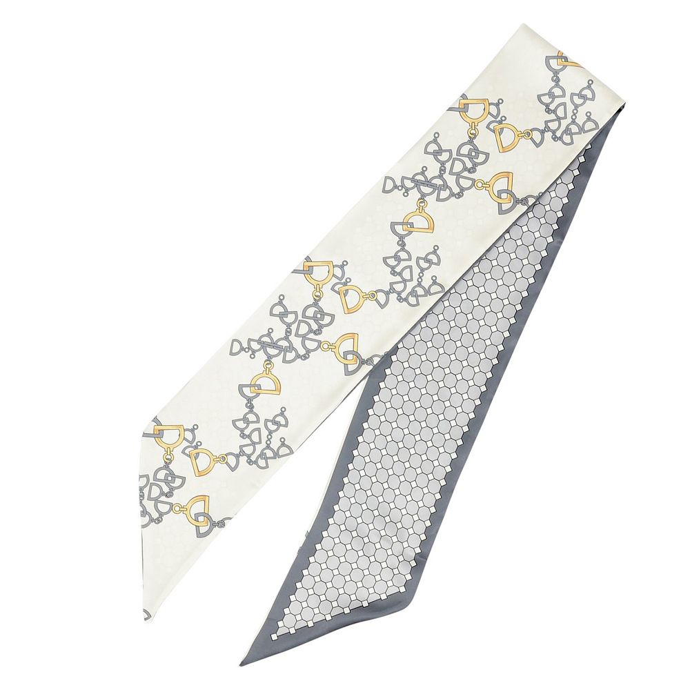 Elegant Versatile Satin Ribbon Scarf for Neck Hair and Handbag Decoration