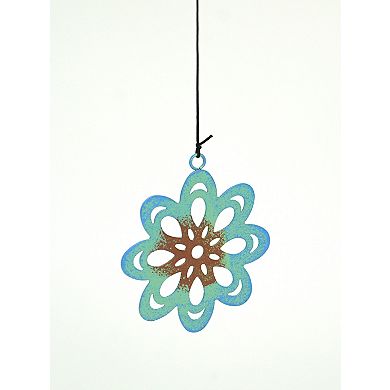 Metal Bird Wind Chime Spinner Garden Art Hanging Patio Decor Yard Decoration