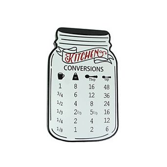 Rustic Measurement Conversion Chart Metal Wall Hanging 16 in