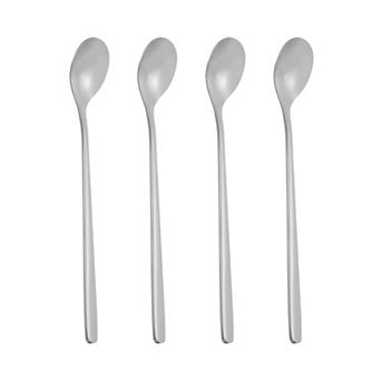 Long Handle Iced Tea Spoon, 304 Stainless Steel Long Coffee Spoons Cocktail Stirring Spoons