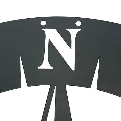 Metal Compass Rose Wall Art 15.5 Inch, Nautical Décor, Home Accent