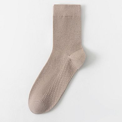 Men's Breathable Ankle Socks 6pk with Honeycomb Structure