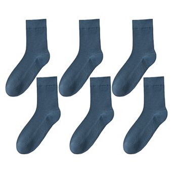 Men's Breathable Ankle Socks 6 pk with Honeycomb Structure