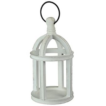 White Wood Hanging Terrarium Succulent Planter Holder Geometric Box