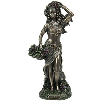 Bronzed Finish Aja Orisha of Forest and Herbs Statue 8.5 in Tall