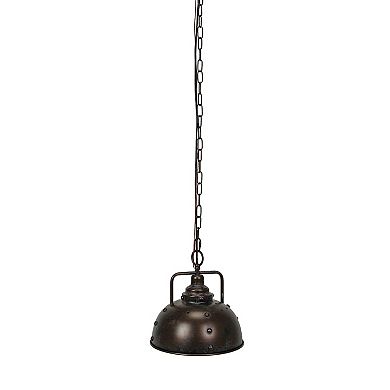 Rustic Industrial Pendant Light, 11-Inch, Ideal for Vintage and Urban Spaces