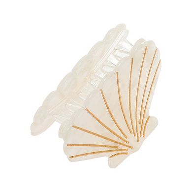 Fashion Scallop Hair Clips for Home 1 Pc