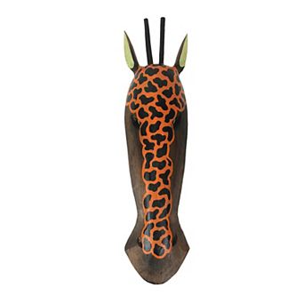 African Giraffe Jungle Mask Africa Decor Wall Hanging Large