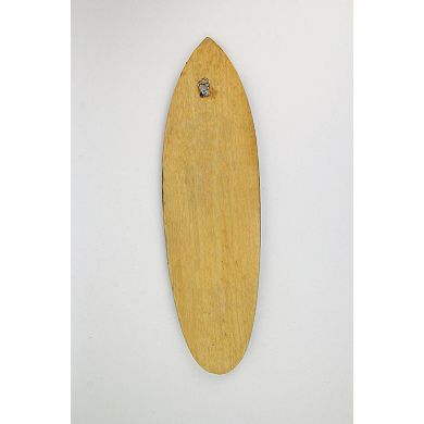 Set Of 2 Hand Carved Wood Surfboards Tiki Decor Lizard Turtle Wall Hanging Art