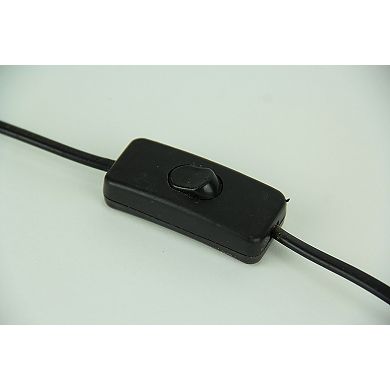 Dinosaur Coconut Shell & Wood Handcrafted Accent Lamp, 10" Kids’ Bedroom Decor