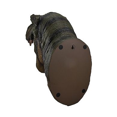 Jurassic Jaws Snarling Tyrannosaurs Rex Wall Mounted Dinosaur Head Sculpture