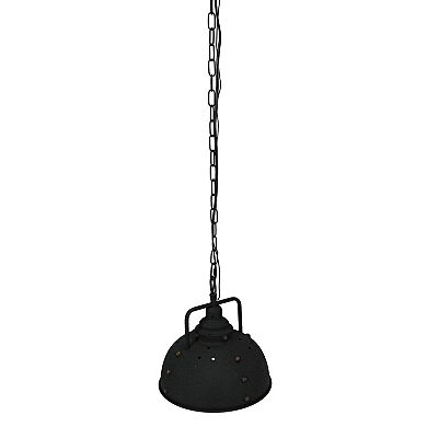 Black Rustic Farmhouse Hardwired Pendant Light Indoor Chandelier Fixture Lamp