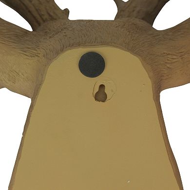 12 Point Buck Deer Head Bust Wall Hanging