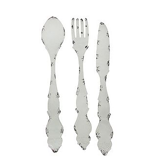 30 in Large Utensil Wall Art Decorative Knife Spoon Fork Farmhouse Kitchen Decor