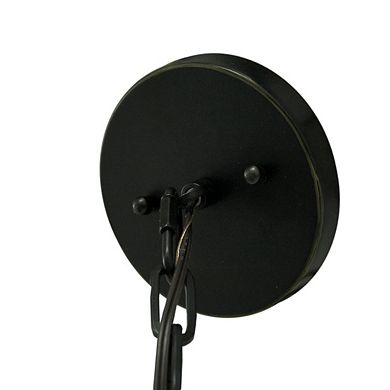 Mid Century Modern Bronze Ceiling Mount Light Geometric Chandelier Pendant Lamp