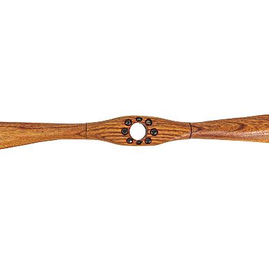36 Inch Hand Carved Wooden Propeller Vintage Aviation Home Decor Wall Sculpture