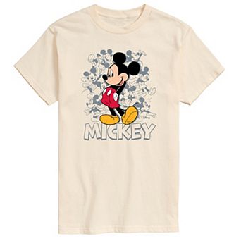 Men's Disney's Mickey Mouse Poses Graphic Tee
