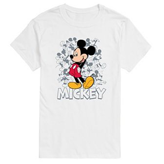 Men's Disney's Mickey Mouse Poses Graphic Tee