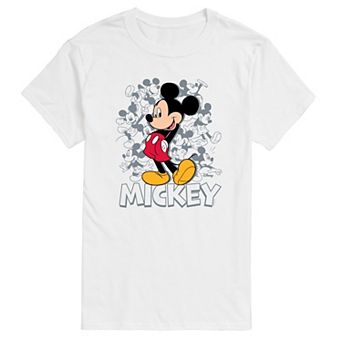 Men's Disney's Mickey Mouse Poses Graphic Tee