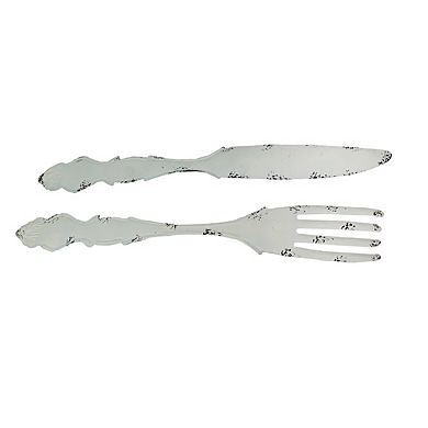 30 In Large Utensil Wall Art Decorative Knife Fork Farmhouse Kitchen Set of 2