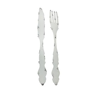 30 In Large Utensil Wall Art Decorative Knife Fork Farmhouse Kitchen Set of 2