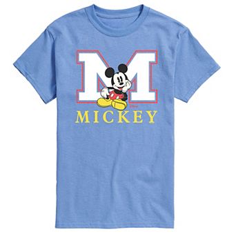 Men's Disney's Mickey Mouse Varsity Letter Graphic Tee