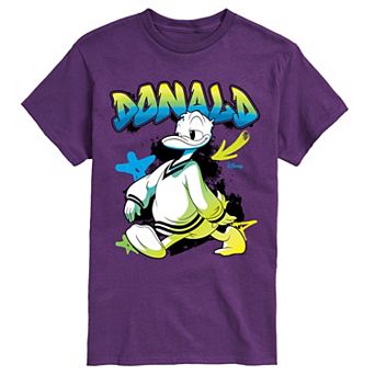 Men's Disney's Donald Duck Graffiti Style Graphic Tee