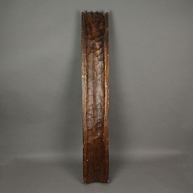 40 Inch Hand Carved Tiki Mask Wall Decor Tropical Beach Home Hanging Art Set / 3
