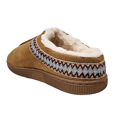GaaHuu® Women's Tape Trimmed Memory Foam Clog Slippers