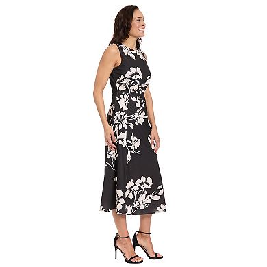 Women's London Times Floral Midi Dress