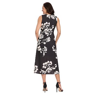 Women's London Times Floral Midi Dress