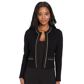 Women's London Times Diamond Sweater Cardigan